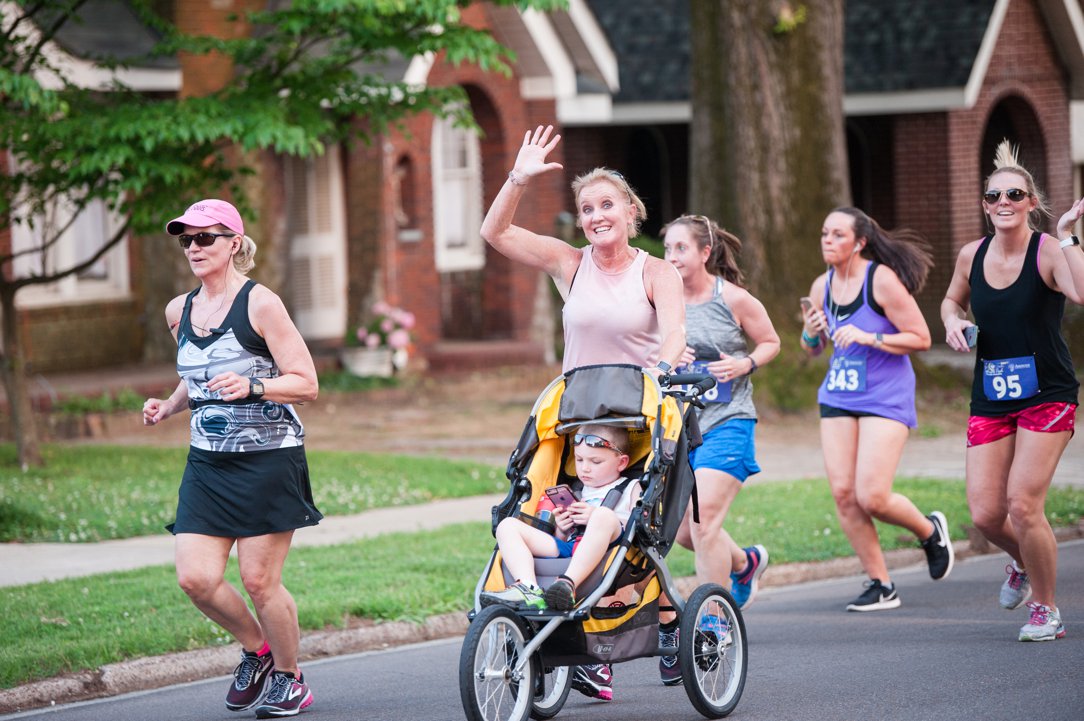 Twilight Run & Downtown Rendezvous 2018 runners 2