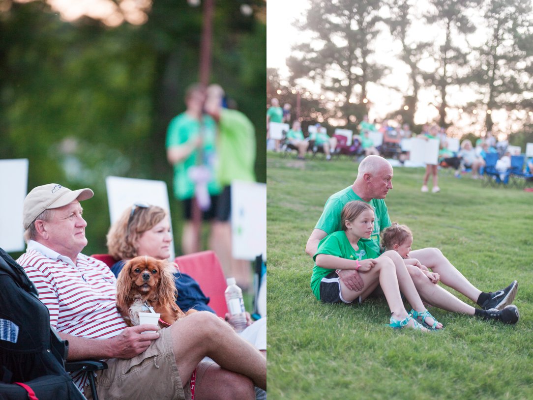 Twilight Run & Downtown Rendezvous 2018 man and kids and man with dog