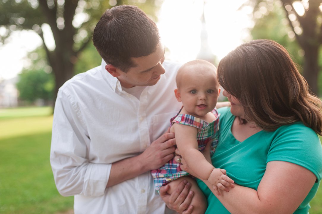 University of Memphis Lambuth little boy with mom and dad