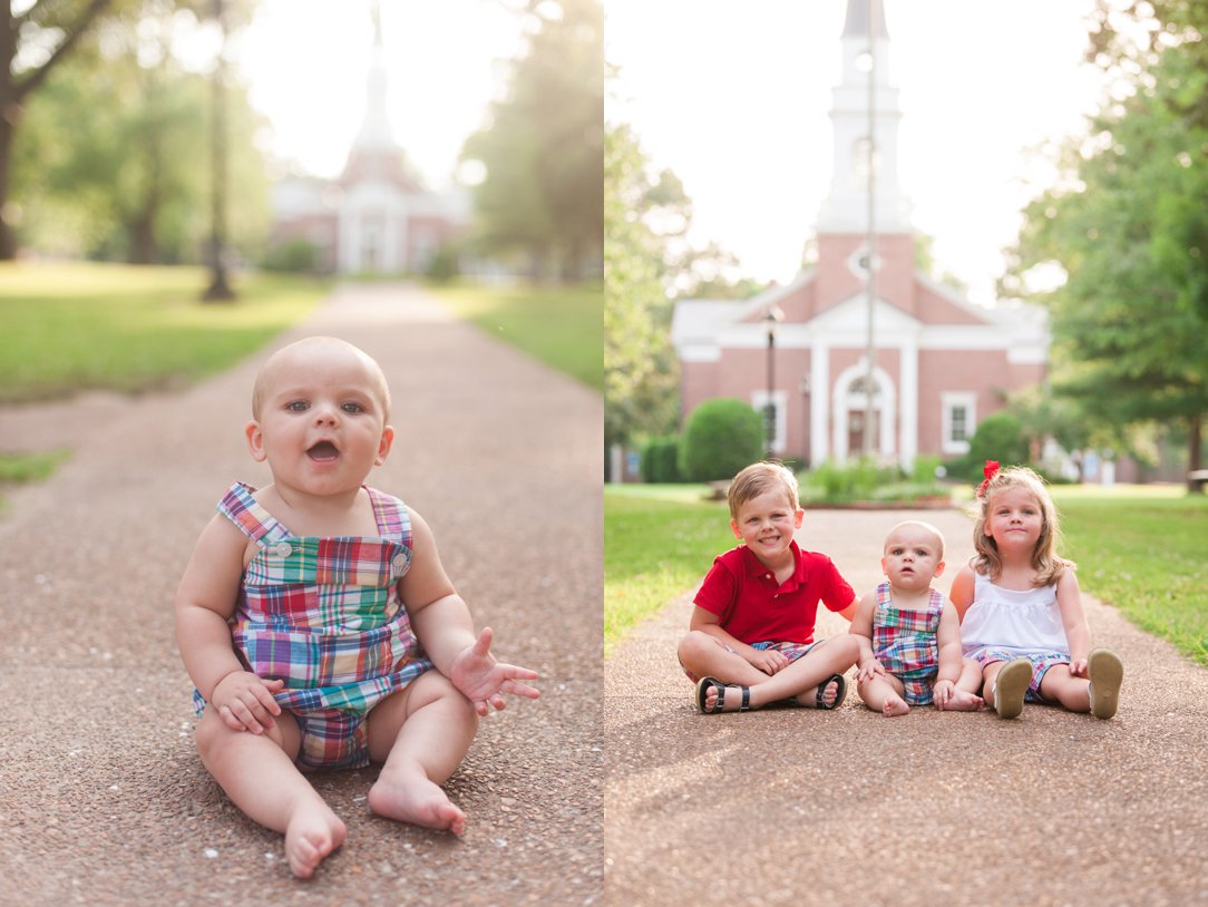 University of Memphis Lambuth little boy with siblings