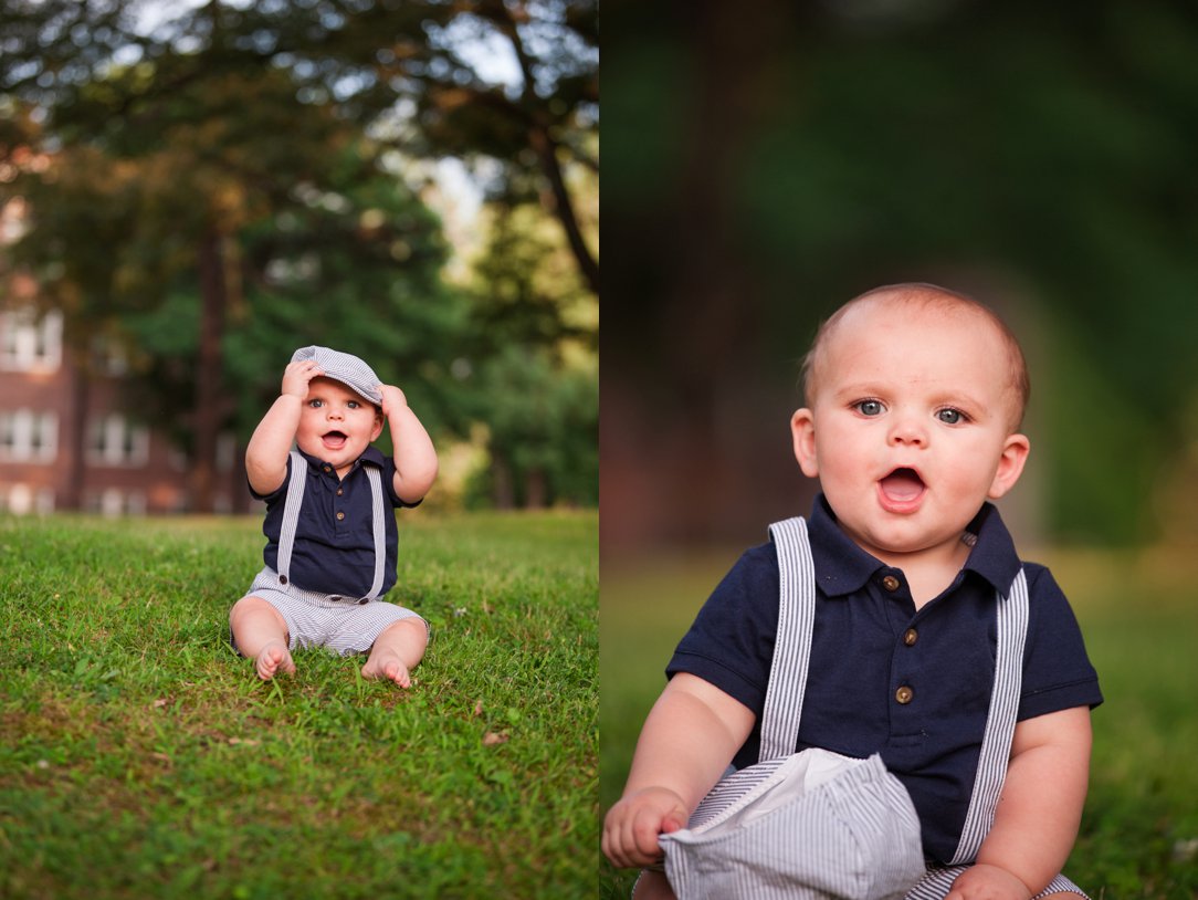 University of Memphis Lambuth little boy in the grass