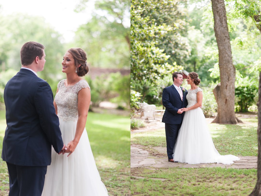 The Columns in Bolivar & Falcon Ridge Farm Wedding first look 3