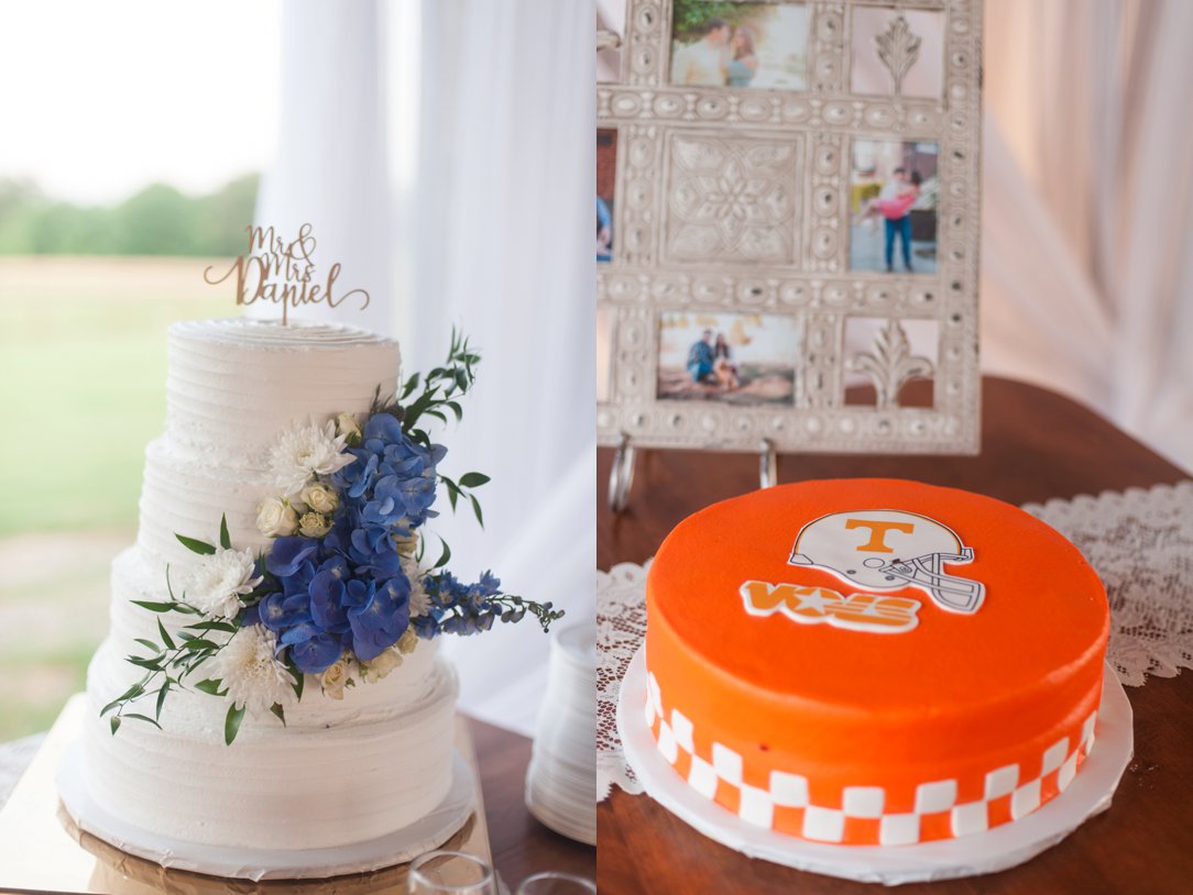 The Columns in Bolivar & Falcon Ridge Farm Wedding cakes