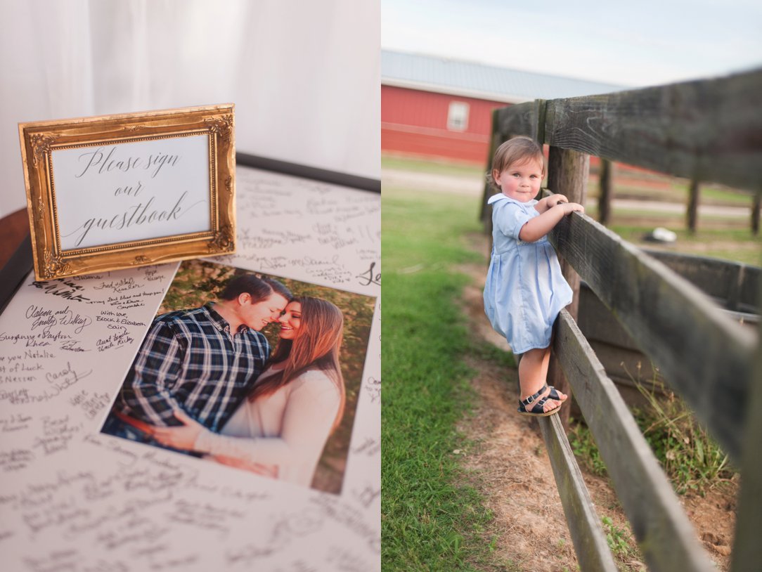 The Columns in Bolivar & Falcon Ridge Farm Wedding guest book