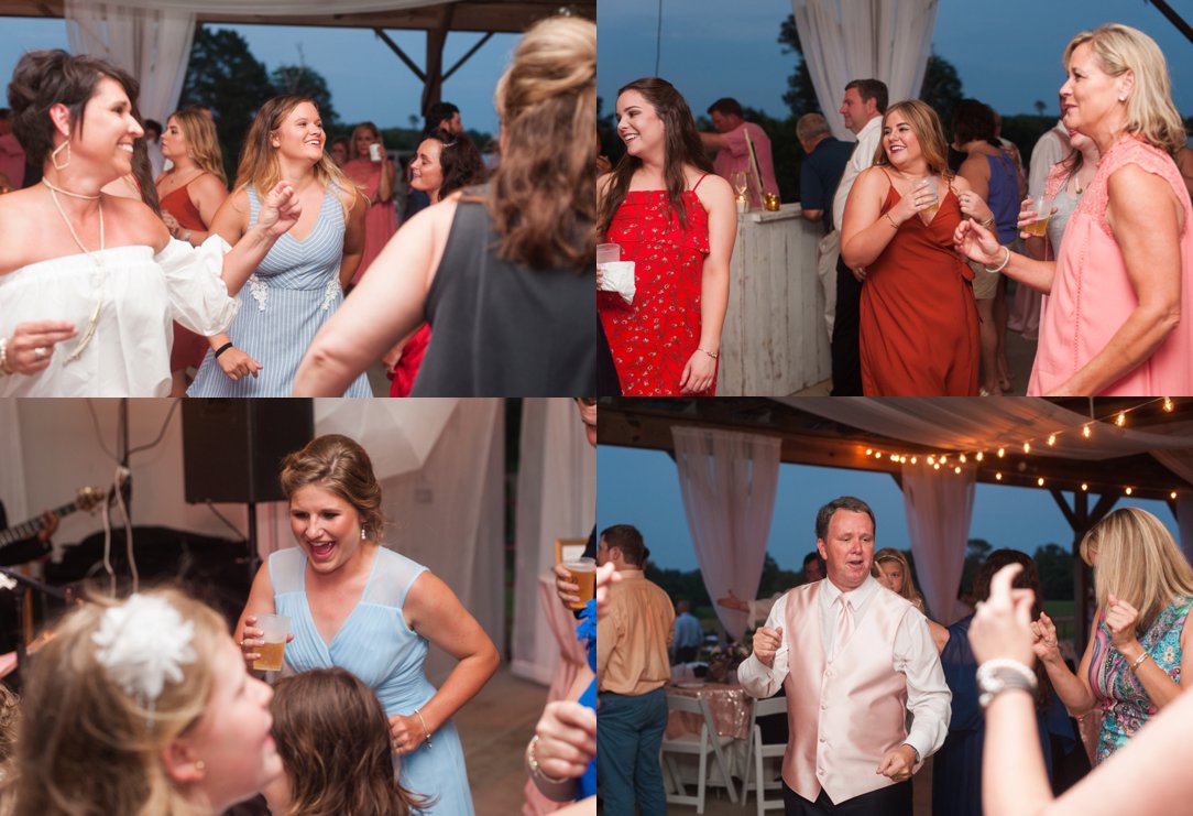 The Columns in Bolivar & Falcon Ridge Farm Wedding dancing 2