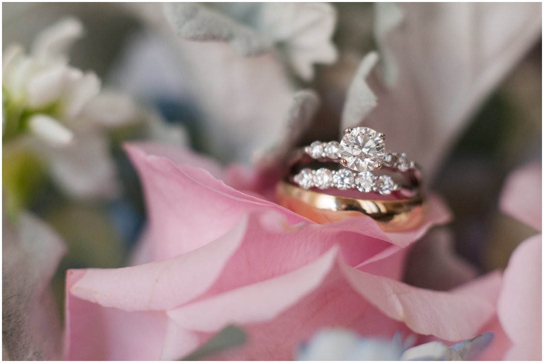 First Baptist Church Jackson TN Wedding ring in flowers