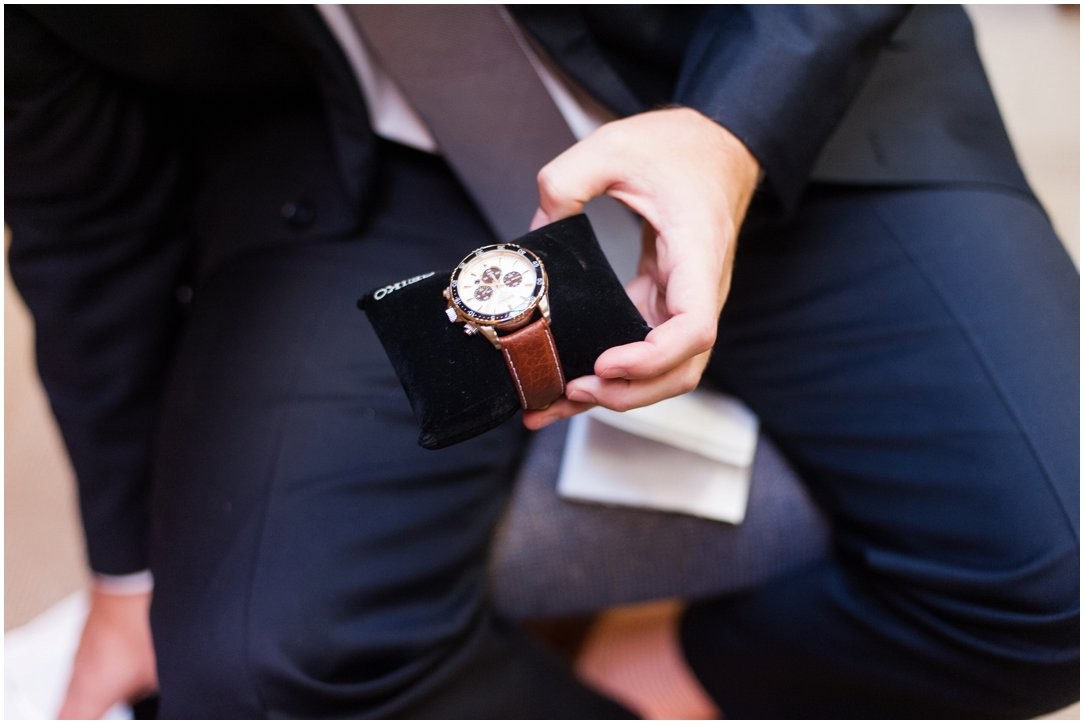 First Baptist Church Jackson TN Wedding groom gift watch