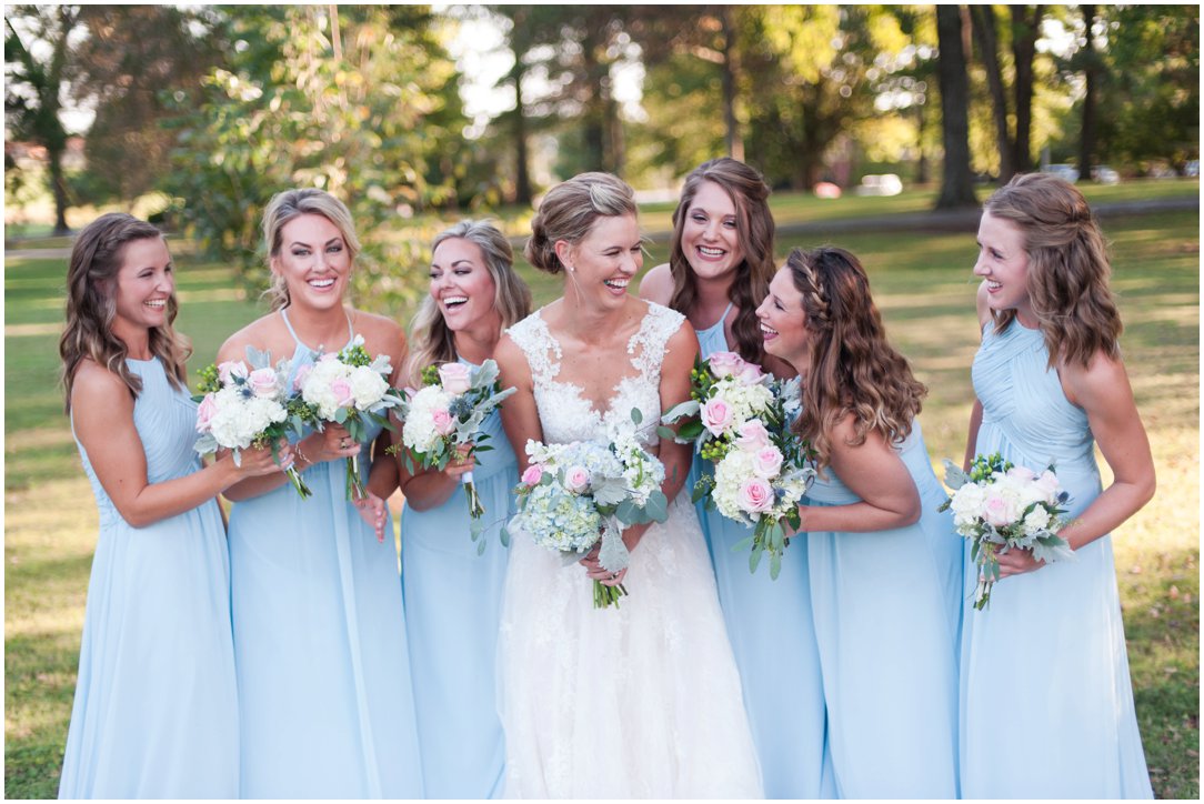 First Baptist Church Jackson TN Wedding bridesmaids