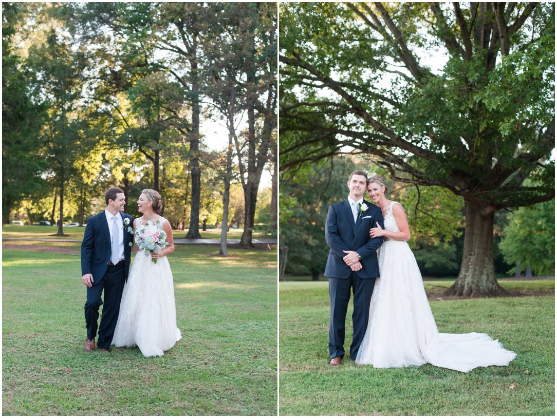 First Baptist Church Jackson TN Wedding couple