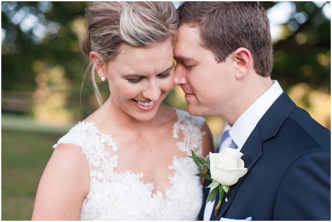 First Baptist Church Jackson TN Wedding groom and bride close