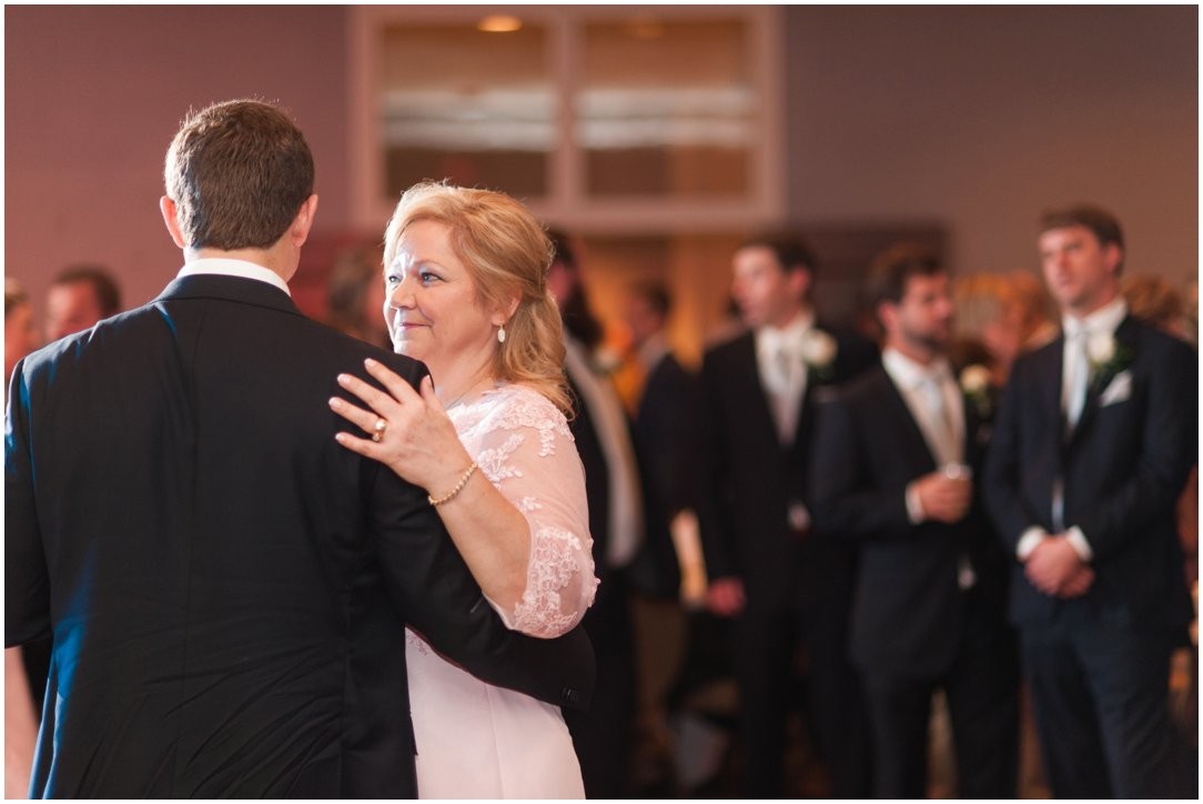 First Baptist Church Jackson TN Wedding groom and mom dance