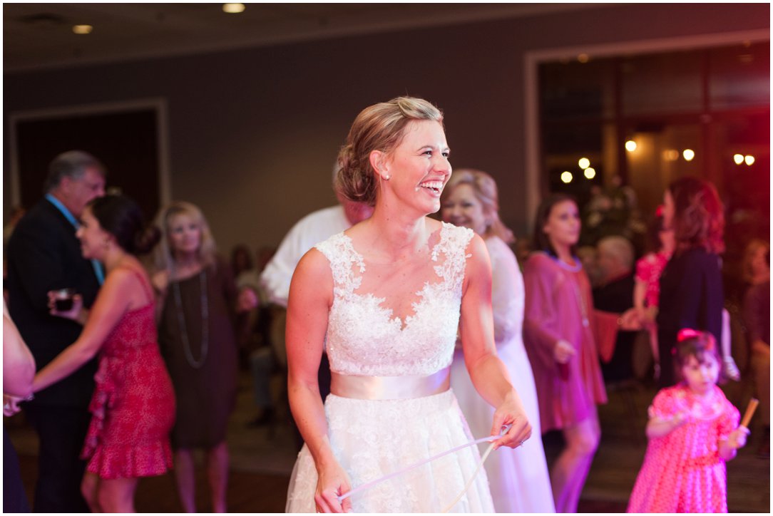 First Baptist Church Jackson TN Wedding bride dancing