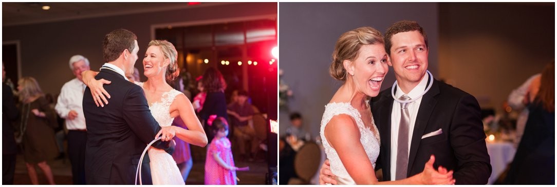 First Baptist Church Jackson TN Wedding bride and groom reception