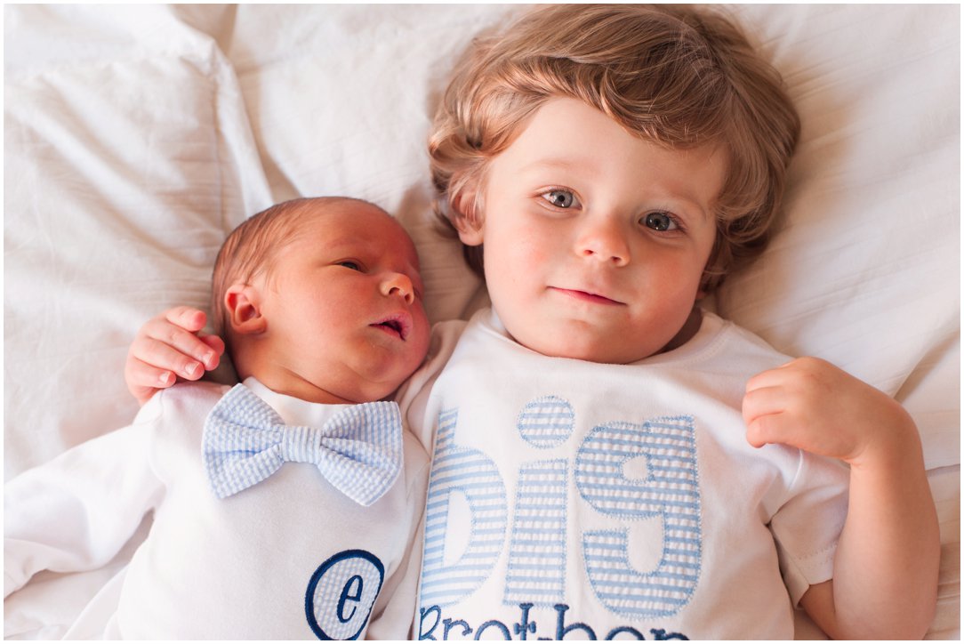 big brother and newborn