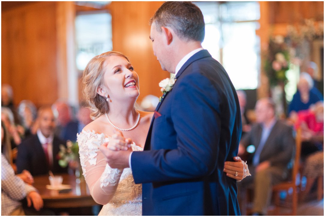 bride and father dancing